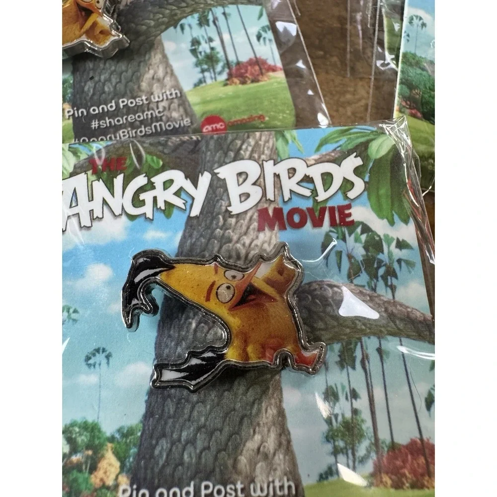 ANGRY BIRDS Movie Pins Collector Promo Merch Lot Of 16